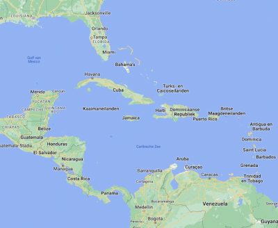 Caribisch gebied topografie