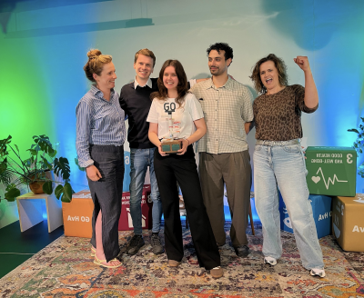 Bean Food Pairing wint de Jury Award van de Go Game Changers Awards van de Hogeschool van Amsterdam.